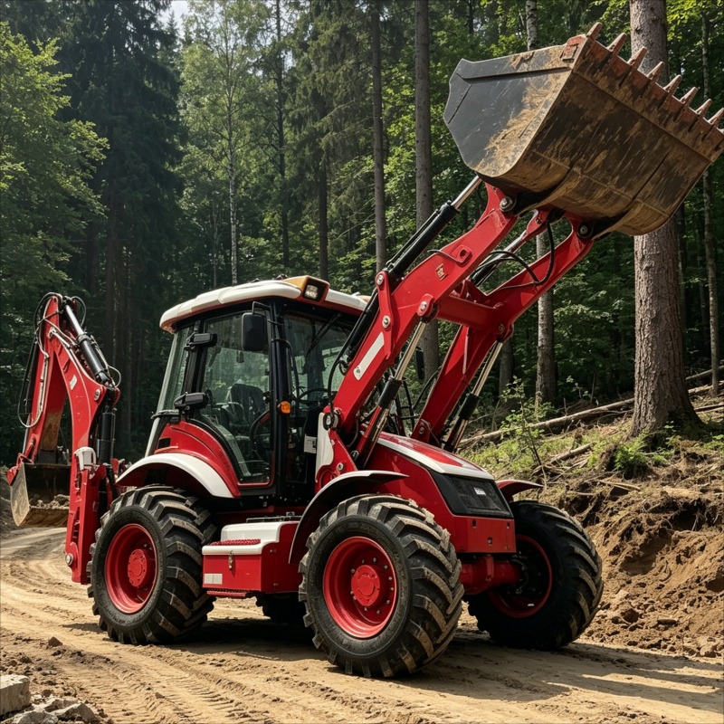 Loader Backhoe Industrial Grad - Heavy Equipment Work ulasan dan harga
