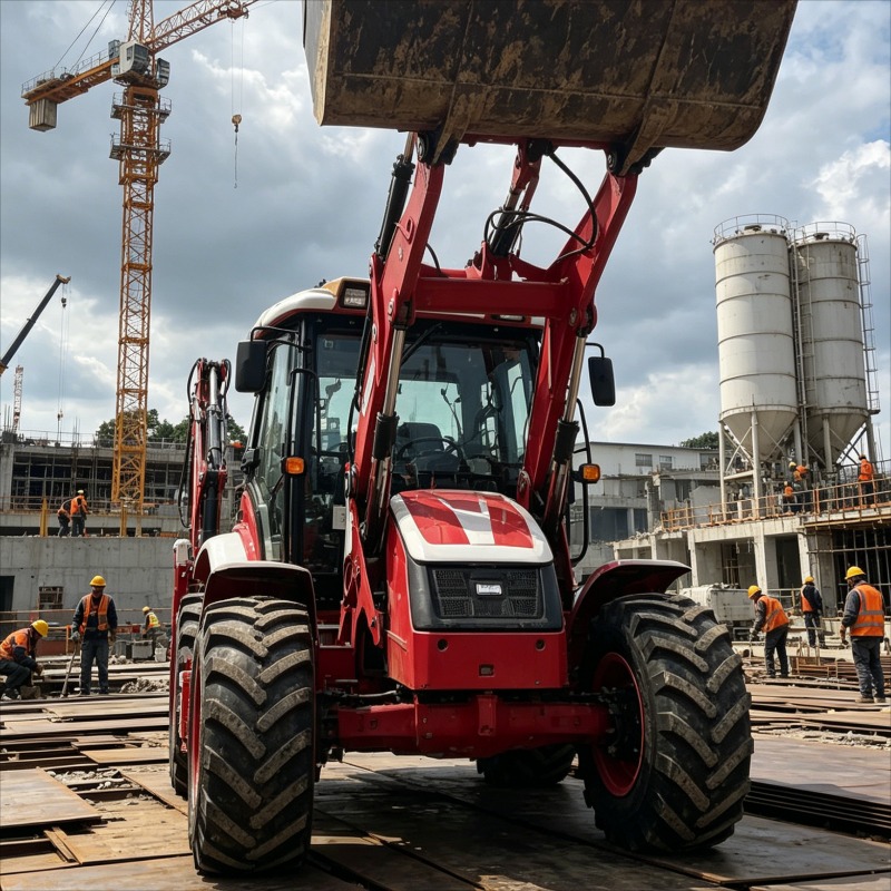 Loader Backhoe Industrial Grad - Heavy Equipment Work ulasan dan harga