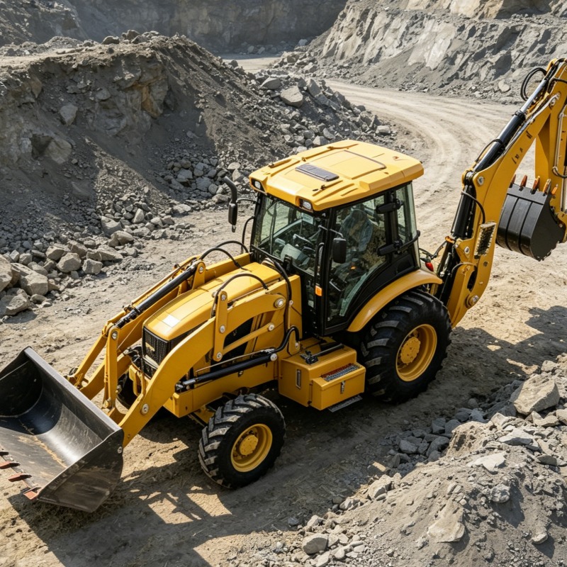 Loader Backhoe Industrial Grad - Heavy Equipment Work ulasan dan harga
