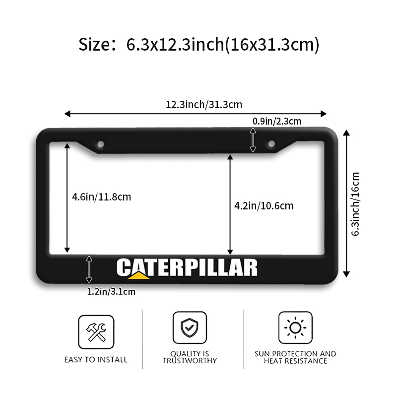 CATERPILLAR Car License Plate  - Heavy Equipment License ulasan dan harga