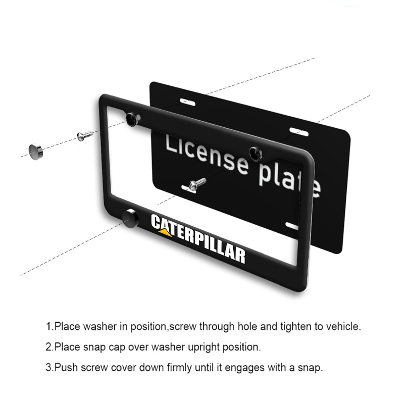 CATERPILLAR Car License Plate  - Heavy Equipment License ulasan dan harga