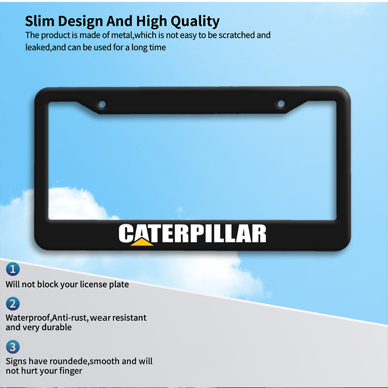CATERPILLAR Car License Plate  - Heavy Equipment License ulasan dan harga