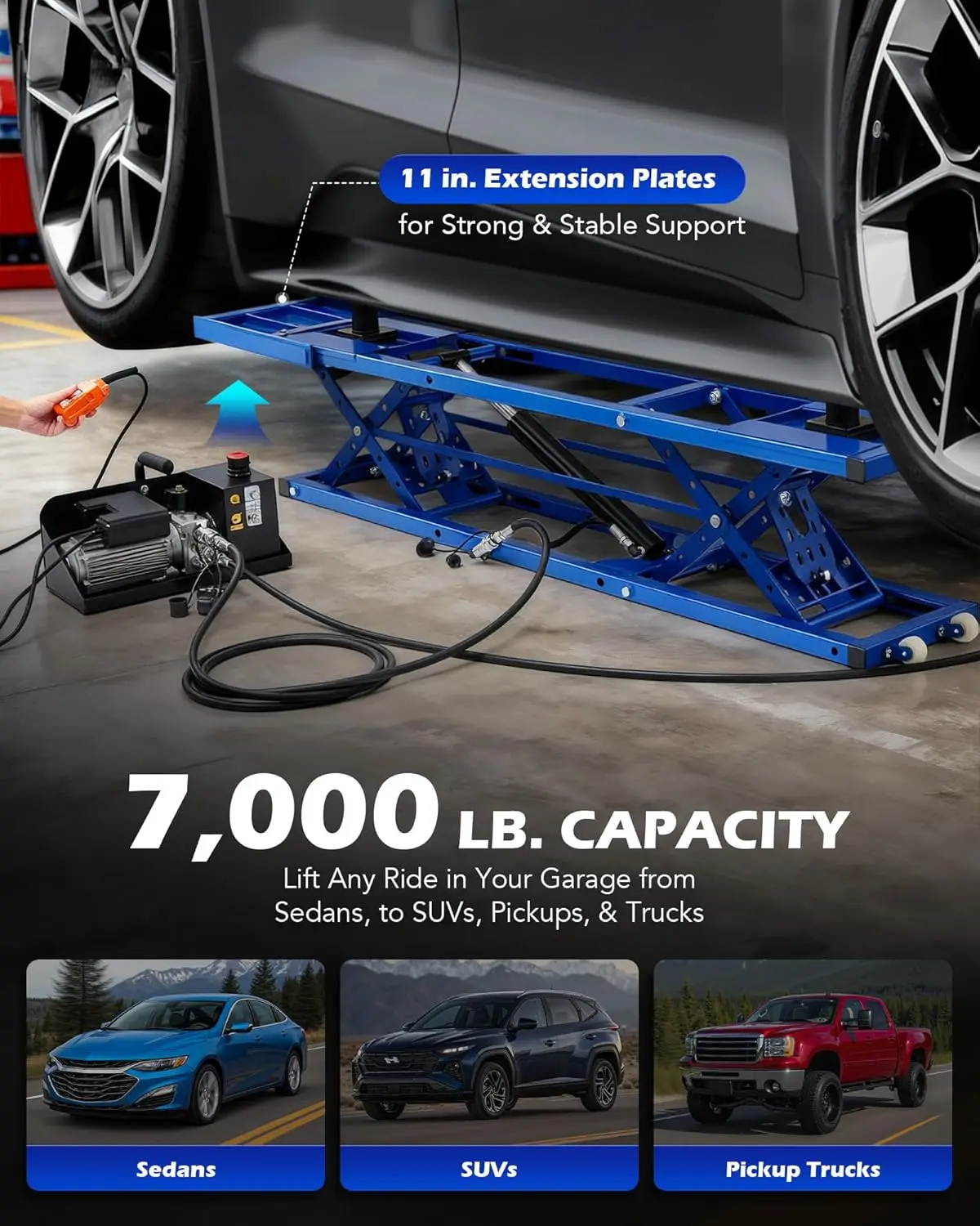 Orion Motor Tech Portable Car  - Heavy Equipment Jack ulasan dan harga