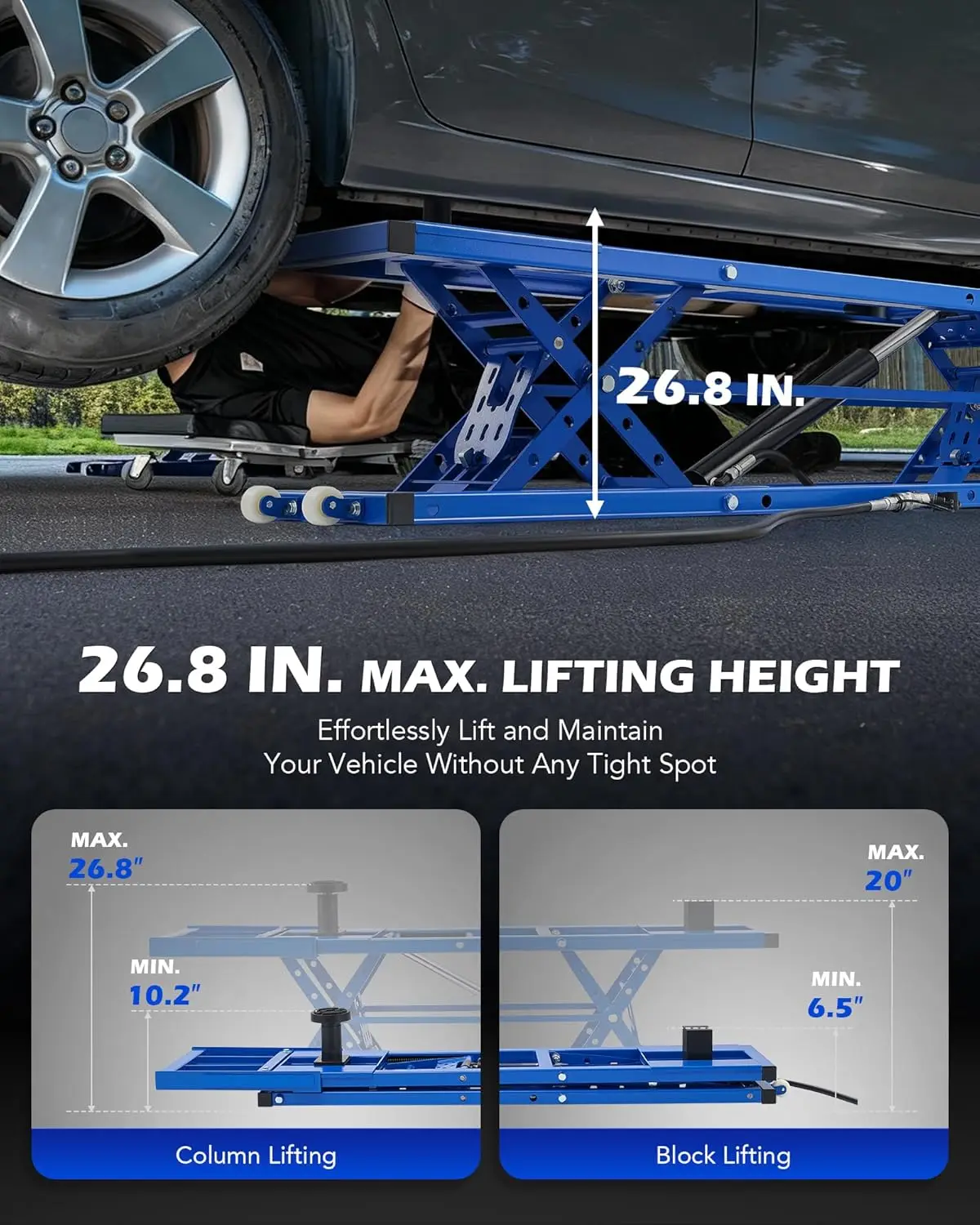 Orion Motor Tech Portable Car  - Heavy Equipment Jack ulasan dan harga