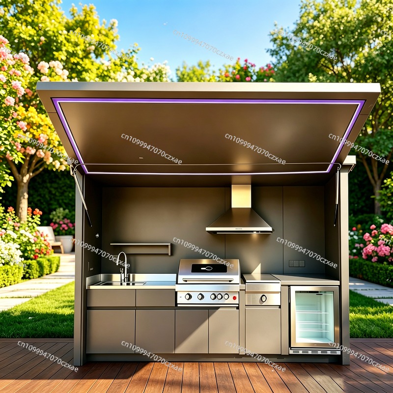 All-Weather Outdoor Kitchen Un - Heavy Equipment Kitchen ulasan dan harga