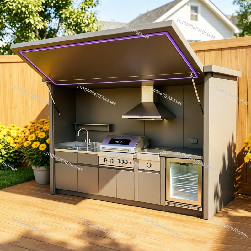 All-Weather Outdoor Kitchen Un - Heavy Equipment Kitchen ulasan dan harga