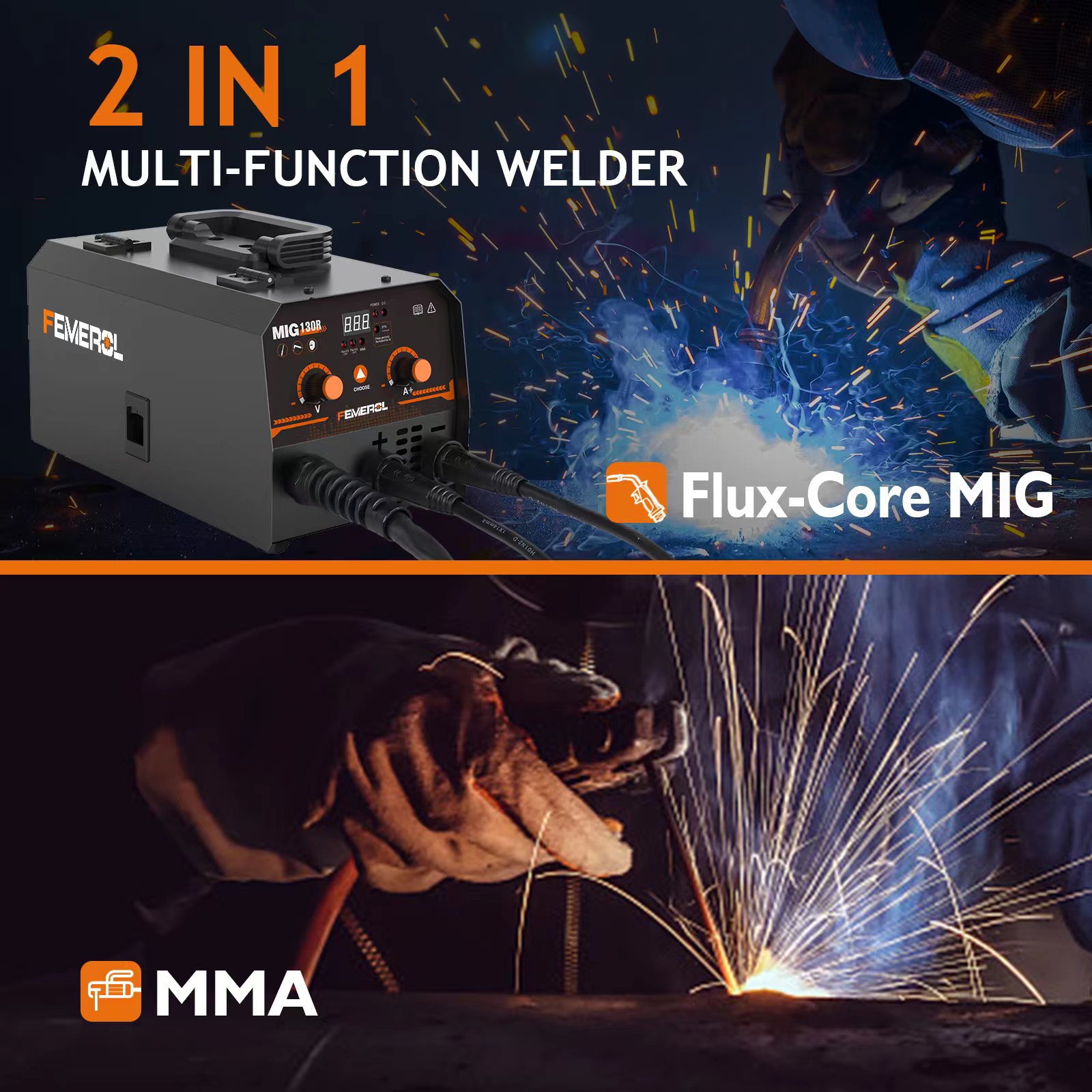 FEMEROL 2 In 1 MIG Welding Mac - Portable Welding Generator ulasan dan harga
